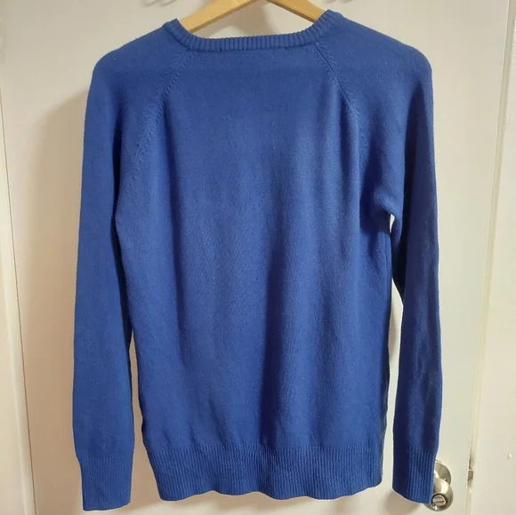 French Connection Men's Vibrant Blue Crewneck Sweater - Picture 3 of 5